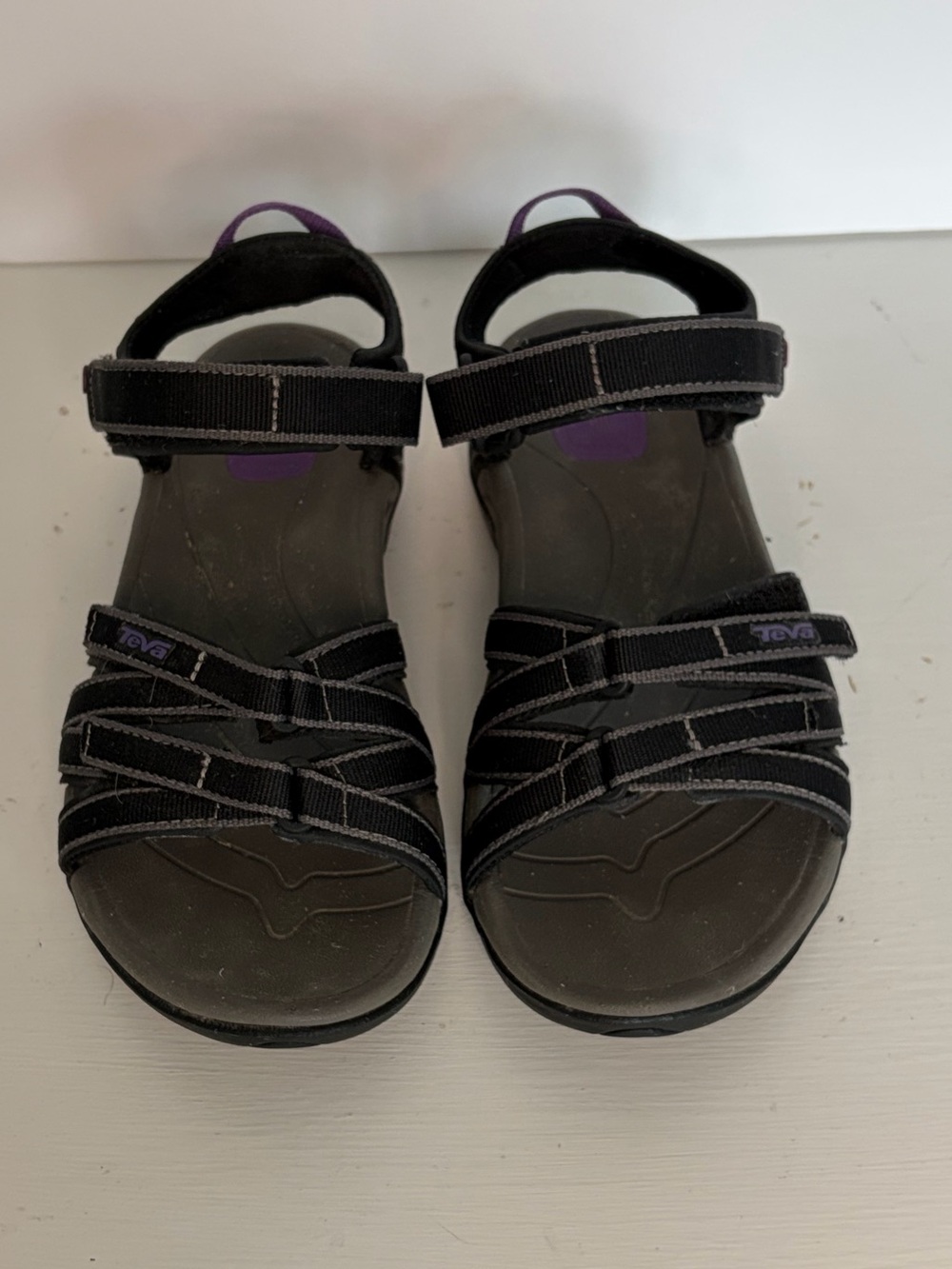 Teva Tirra Sport Sandals Water Shoes Hiking Outdoor Active Women US 6 Black